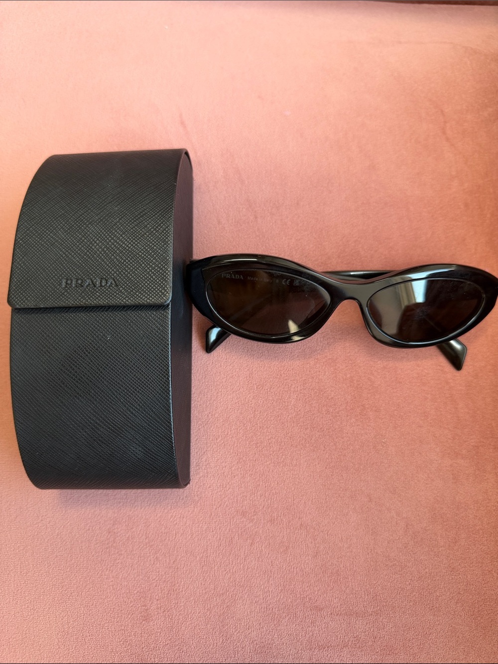 Prada Black Cat-Eye Women's Sunglasses